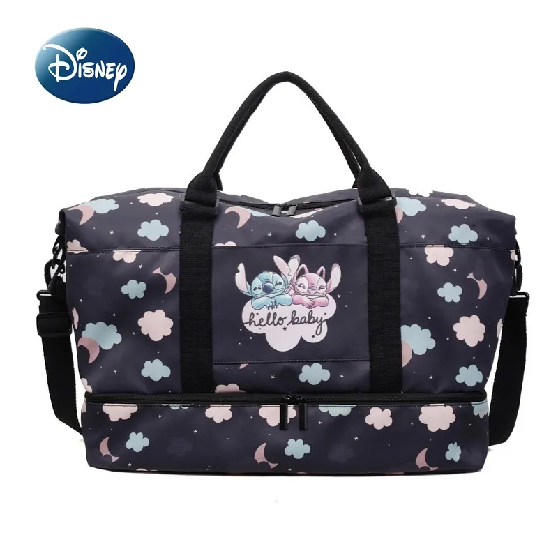 

Disney Stitch's New Portable Travel Handbag, Fashionable Women's Travel Bag, Dry and Wet Separation Travel Storage Luggage Bag
