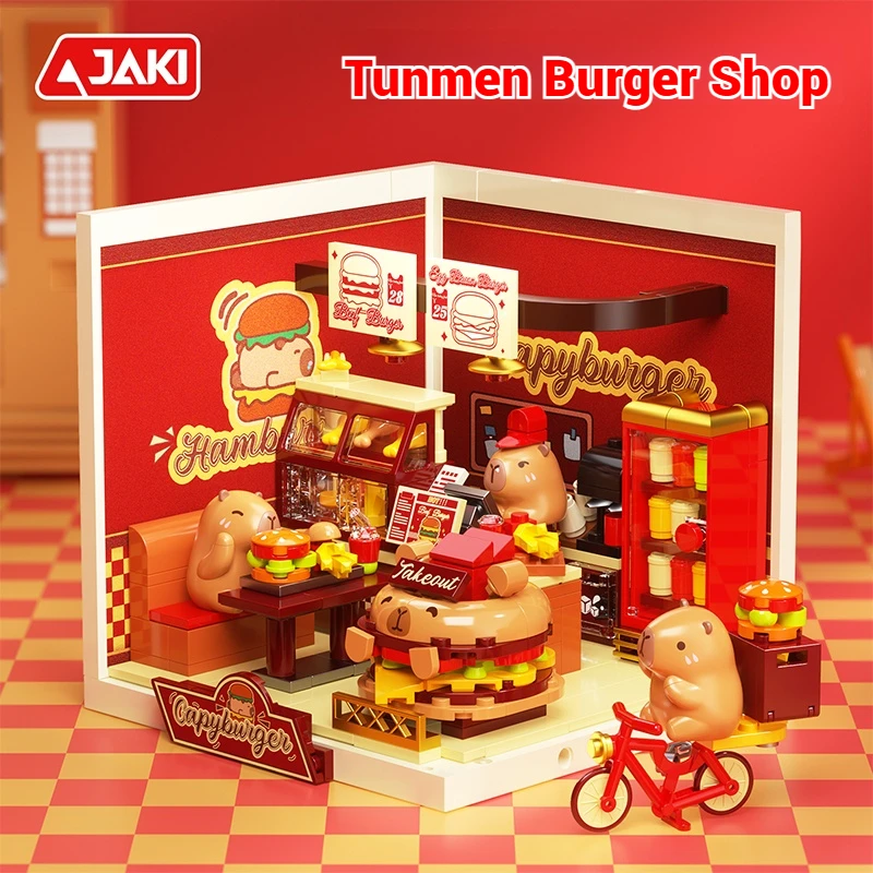 نموذج معماري DIY نموذج لعبة تعليمية للشارع التجاري تجميع زخرفة إبداعية ألعاب مكعبات بناء للأطفال هدية #4