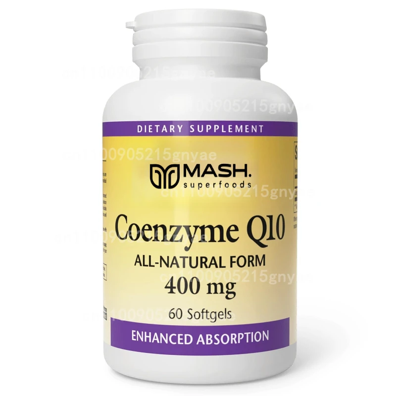 120PCS Coenzyme Q10 Capsules Provides Energy Vitamins Health Food Organic Ultra High Absorption COQ10