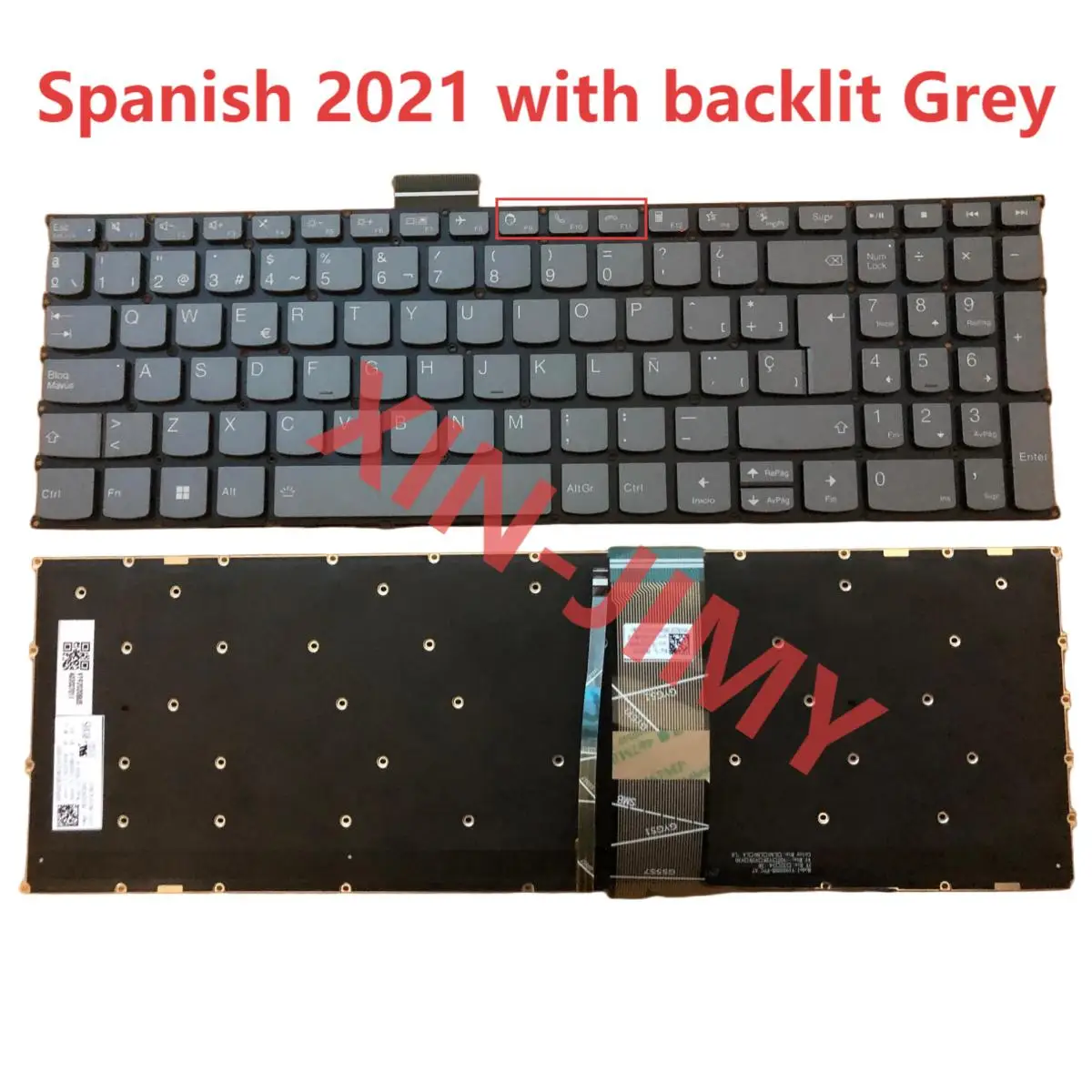 

Испанская клавиатура 82XG для Lenovo Flex 5-15IIL05 5-15ITL05, Slim 5 16ABR8, 81X3 82HT, 5 16ABR8/16ALC7/16IAU7/16IRU8/15ALC05