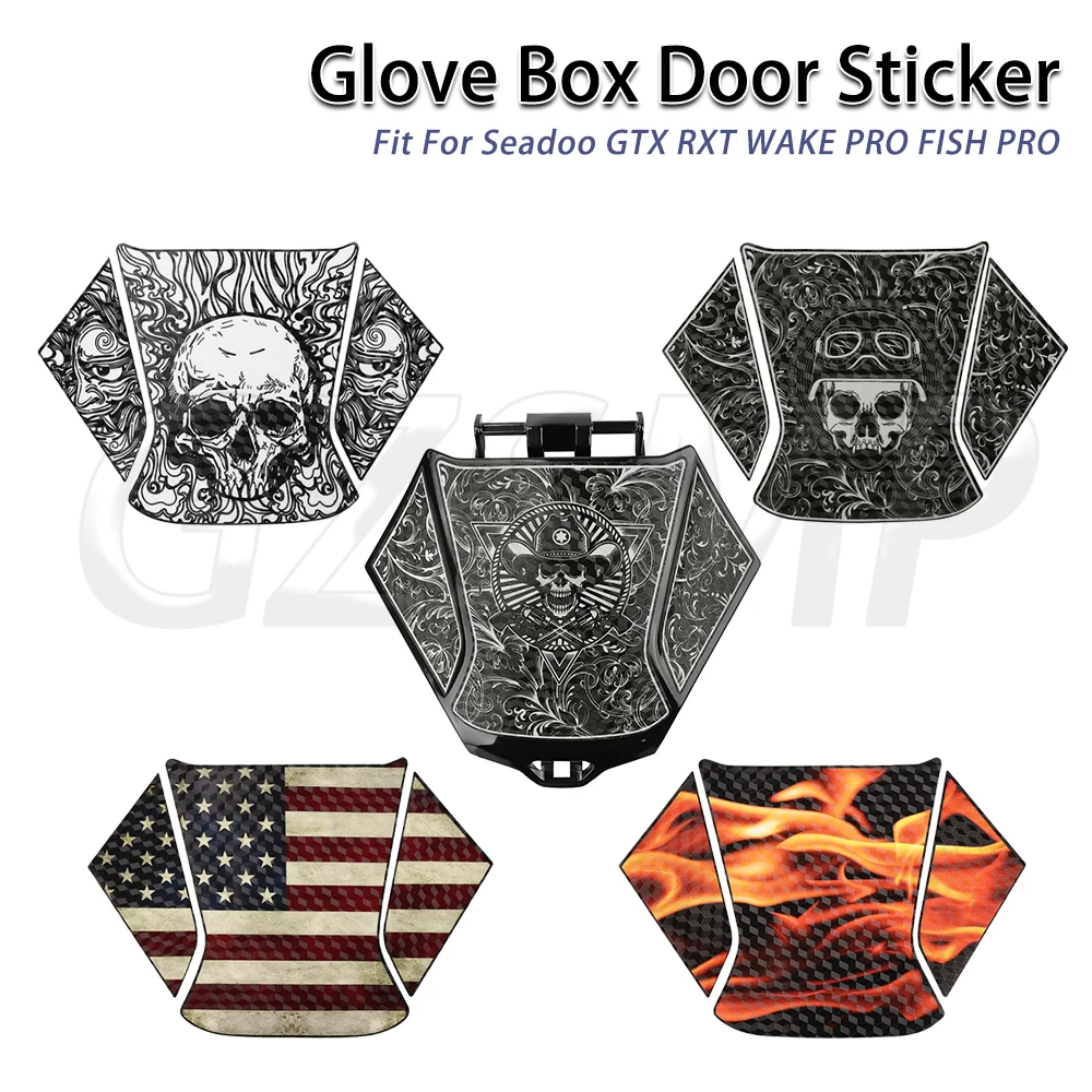 

New Style Glove Box Door Stickers 264000132 Storage Lid Decorative Decals Fit for Seadoo GTX RXT WAKE PRO FISH PRO