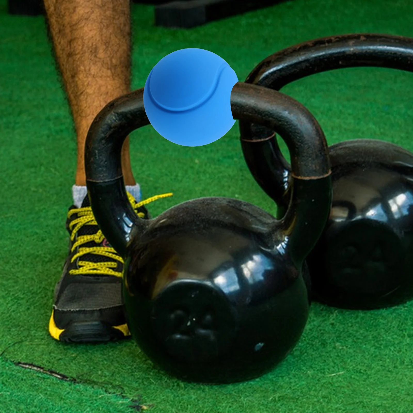 

Spherical Silicone Barbell Grips Non-Slip Round Fitness Handles for Weightlifting Gym Training Exercise Grip Strength