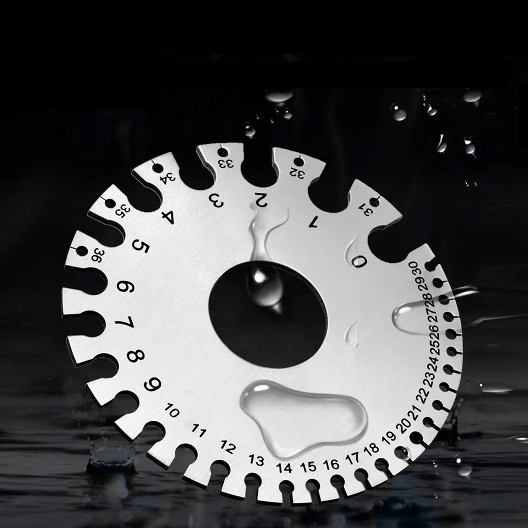 เกจวัดความหนา ABKL-2 ชิ้น ทำจากสแตนเลส, เครื่องมือวัดขนาดลวด - เกจวัดความหนาของลวดกลม สายเคเบิล และแผ่นโลหะ