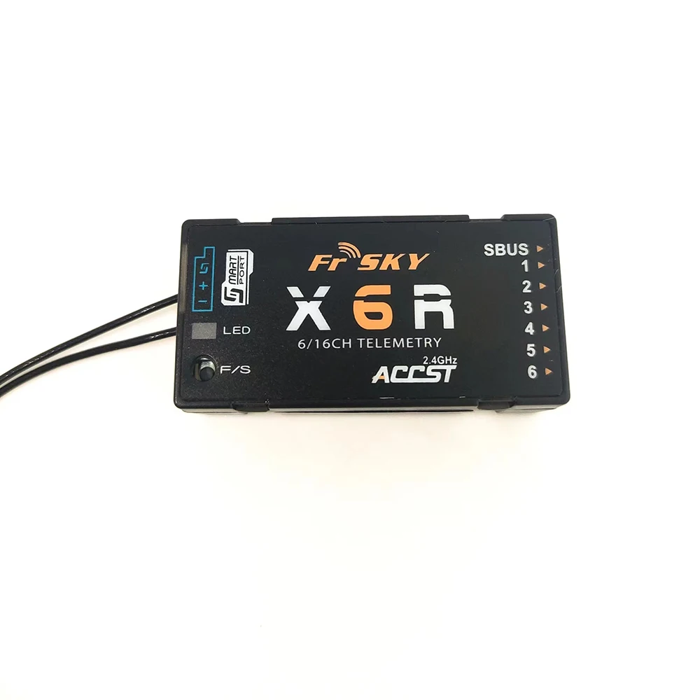 FrSky X6R 2.4G 16CH SBUS Receiver PCB Antenna Smart Port Data Return for Taranis X9D Jumper T16 T18 RC Drone