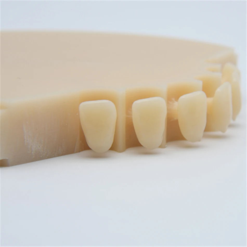 DENXY 1 Stück Dental PMMA-Scheibe A1 A2 A3 CAD/CAM Fräsharz-Scheibe Zahnarztmaterial für die Herstellung von temporären Brückenrestaurierungen – Detail 9