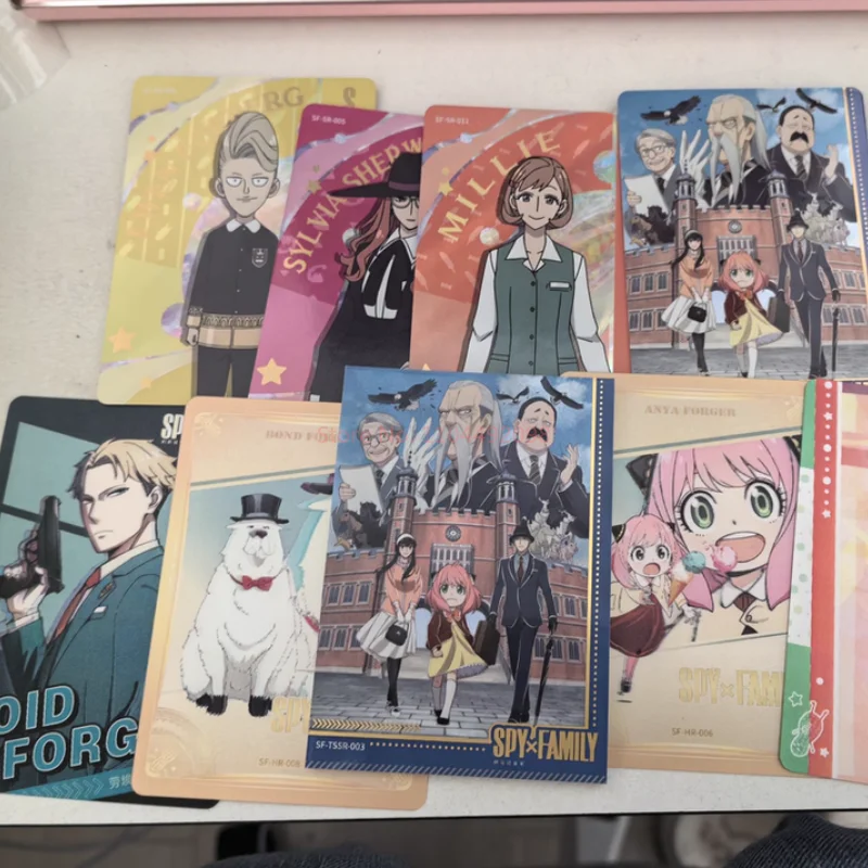 Tarjeta familiar KAYOU Spy × genuina, paquete escolar de operaciones especiales, tarjetas de colección de Anime, regalos Anya Forger Yor Forger