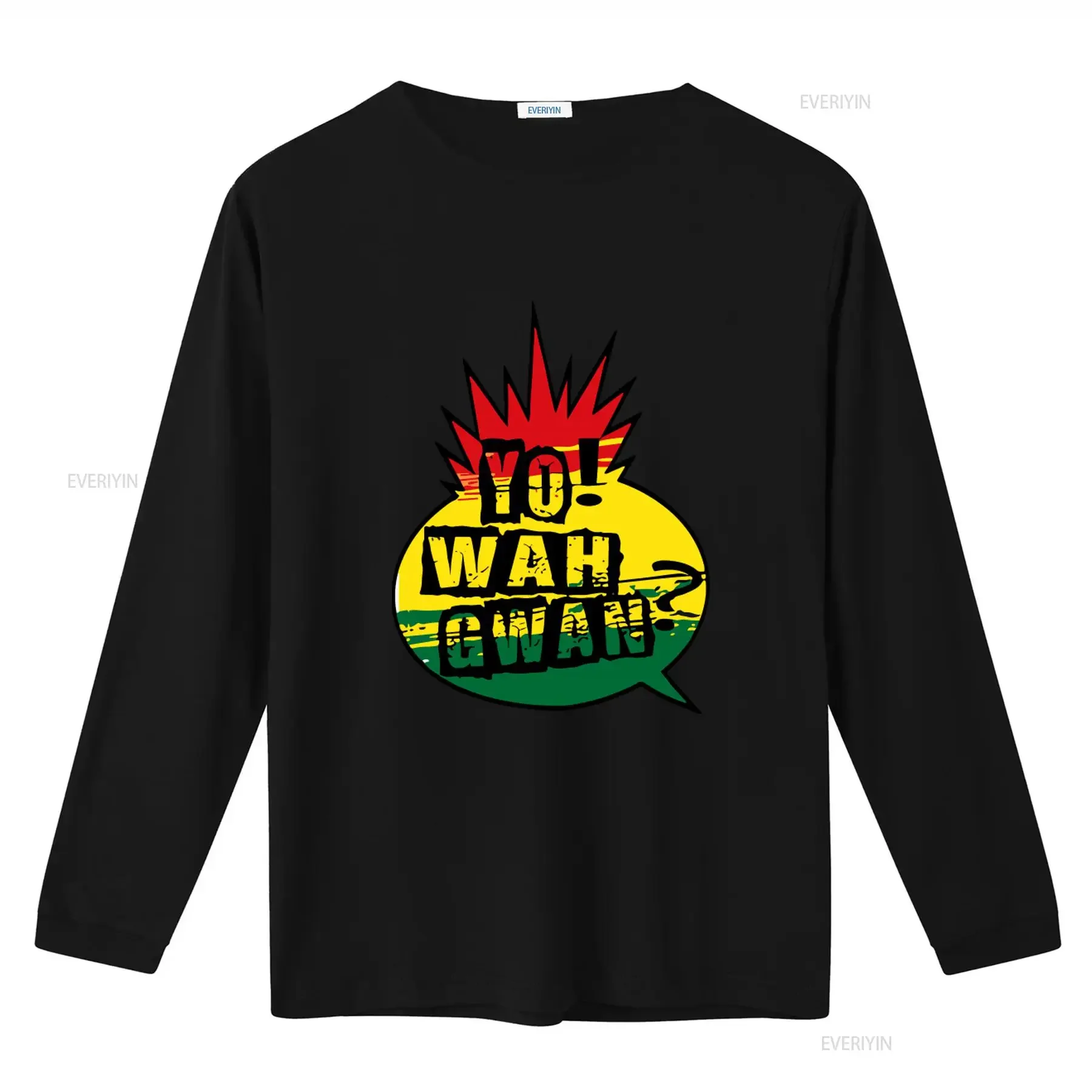 Reggae Style T Shirt with Sizzla Yellowman King Tubby Rasta Jamaica Dancehall Design Yo Wah Gwan vintage Washed Stretched