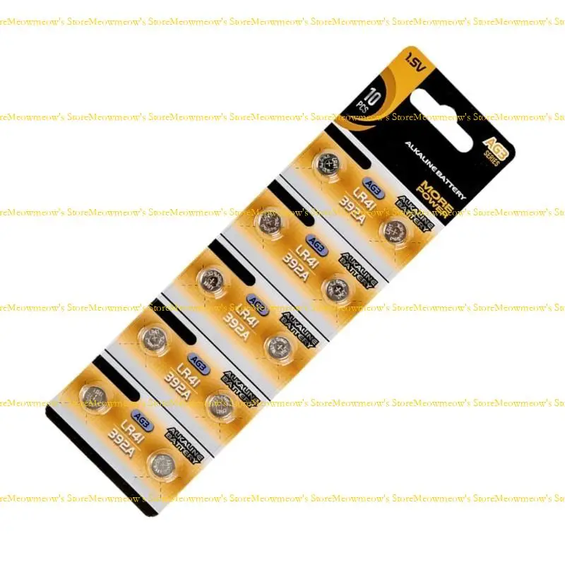 W91A 10PIECES COMPACTAMENTE BOTURAS ALCALINAS BATERIAS CELULA COINA para vários usos