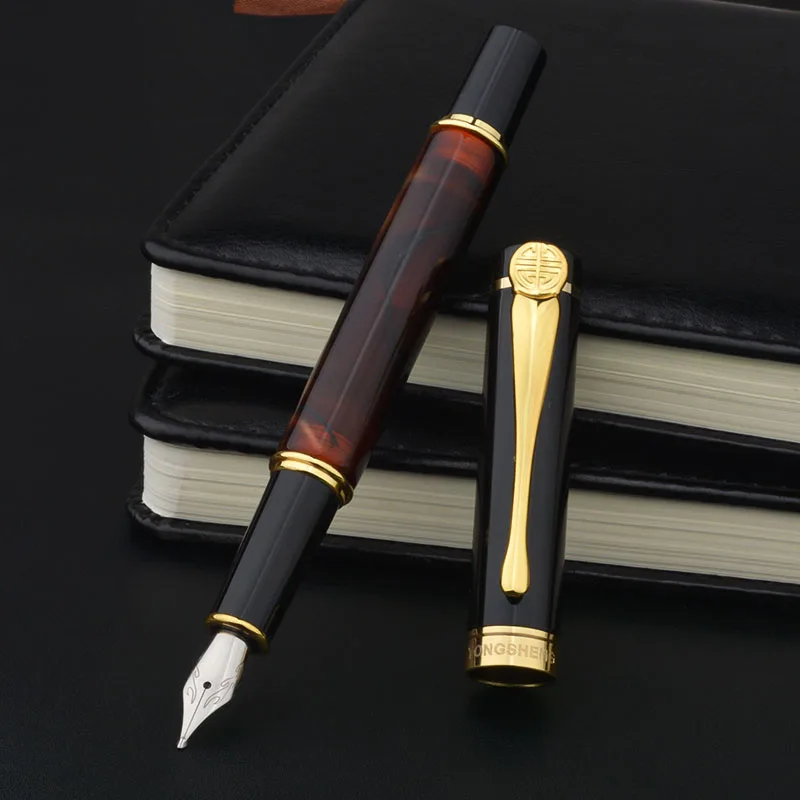 Long Knife Research 1.0mm Fountain Pen Hand Polishing Extra Large Iridium Particle High Grade Professional Business Calligraphy