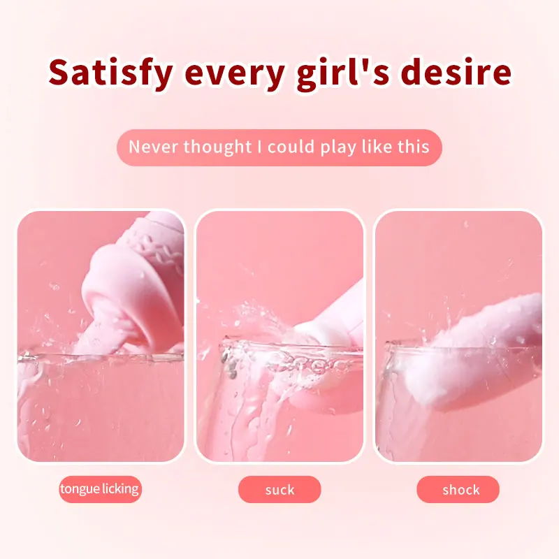 2 In 1 Sucking Vibrators Female Masturbator Clitoris Stimulator Clit Sucker Vibrator for Women Sex Toys for Adults Products 18+