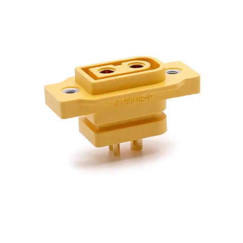 1 Stück XT60NE-F Fester Stecker-Buchse-Verbinder, vergoldet, 30A Hochstrom, für Flugzeugmodelle, elektrisch einstellbarer Lade-Stromanschluss – Detail 5