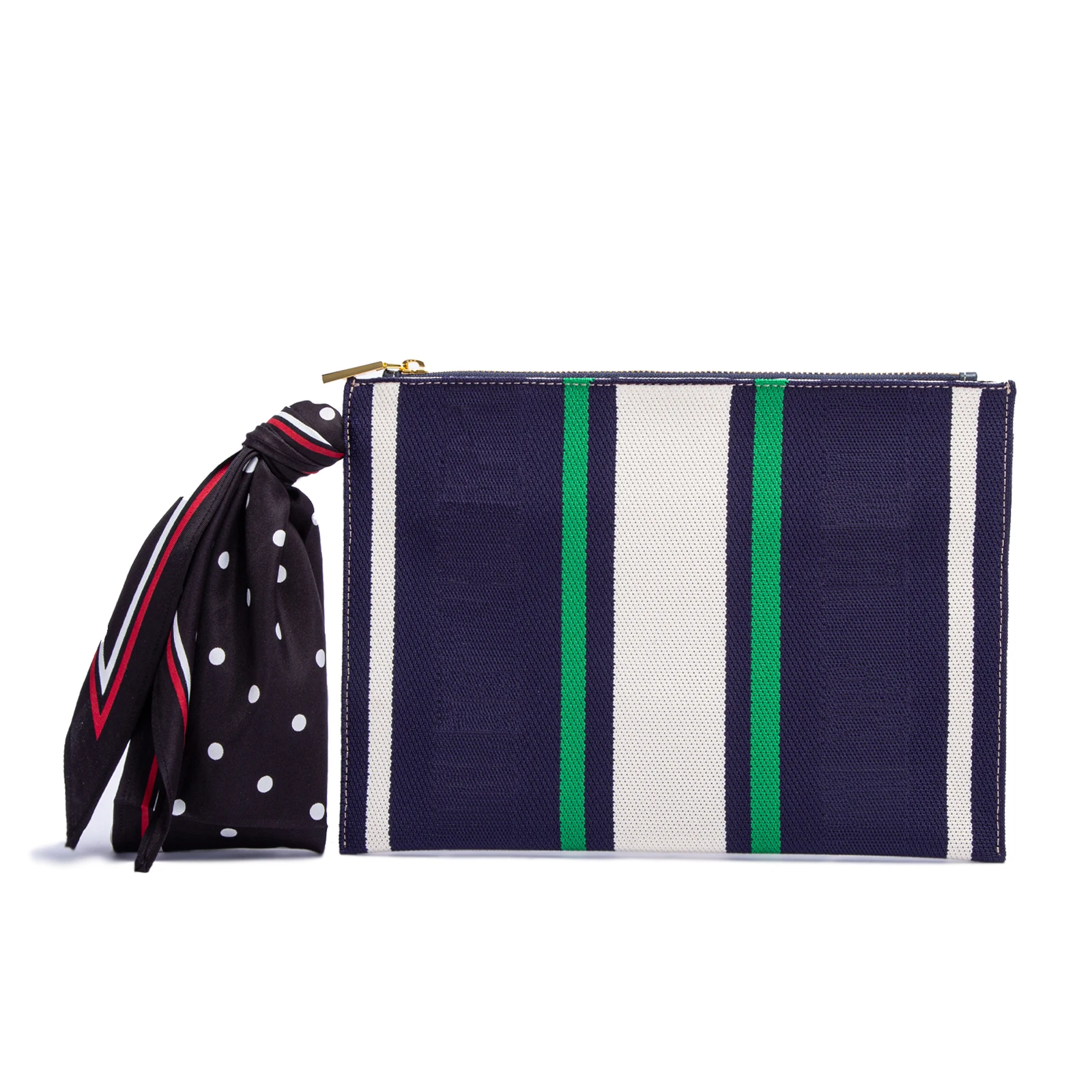 Women's Handbag Lace Up Design Stripes High-End Elegant Classic Ladies Handbag Vintage Casual Fashion Versatile Female Handbag