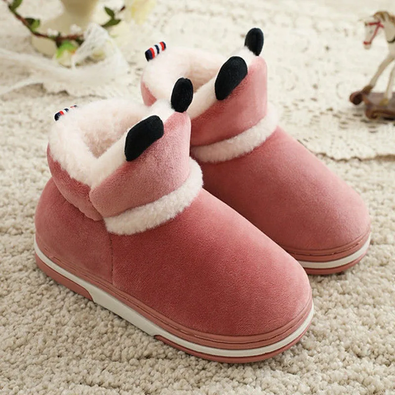 

Winter Warm Children Slippers Baby Boys Girls Shoes Infant Toddler Footwear Non Slip Floor House Boots For Home Children's Shoes