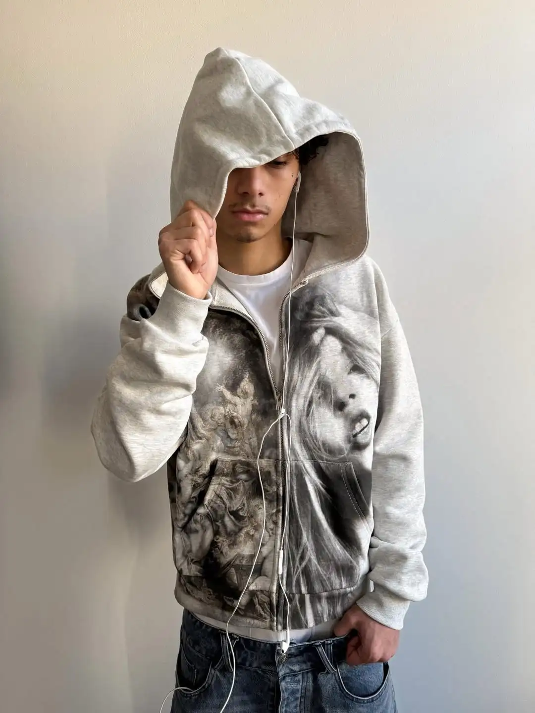 Y2K Pure Hope Hoodies Women Fabric Sweatshirt Men Women Fashion Art Simple Streetwear Unisex Oversized Women Clothing