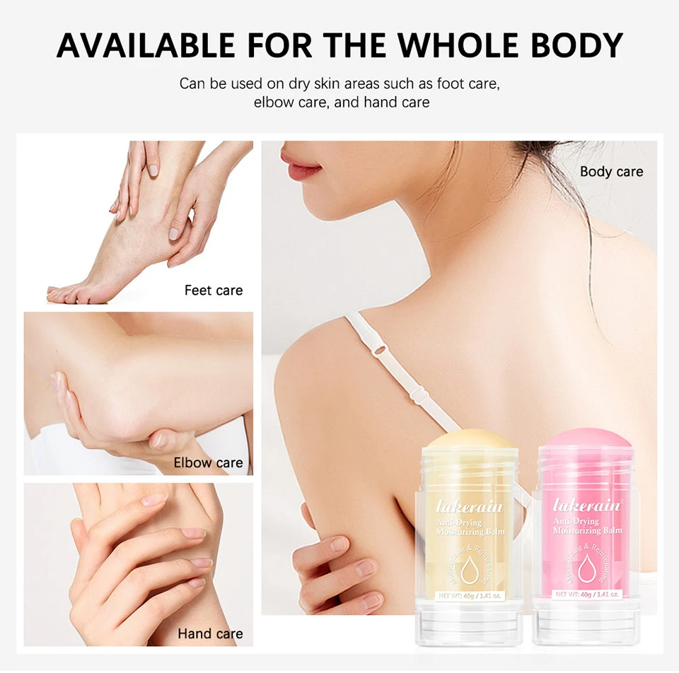 Anti-Crack Body Moisturizing Balm, Hydrating Stick for Dry Skin, Moisturize & Prevent Chapping