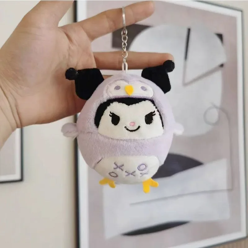 PomPomPurin My Melody Anime Kawaii Sanrio Lovely Doll Pendant Cute Cartoon Keychain Schoolbag Decoration Christmas Gifts Toys