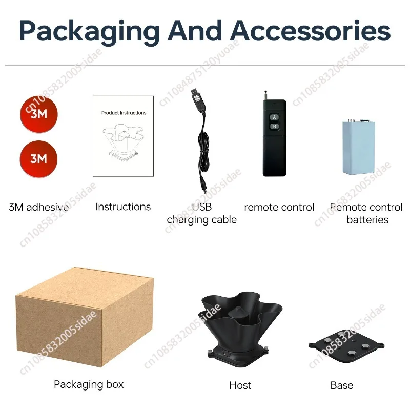 360 Degree Rotatable Rechargeable RC Bait Spreader Dispenser for Carp Fishing Bait Boat Feeder Tackle Replacement Accessory Part