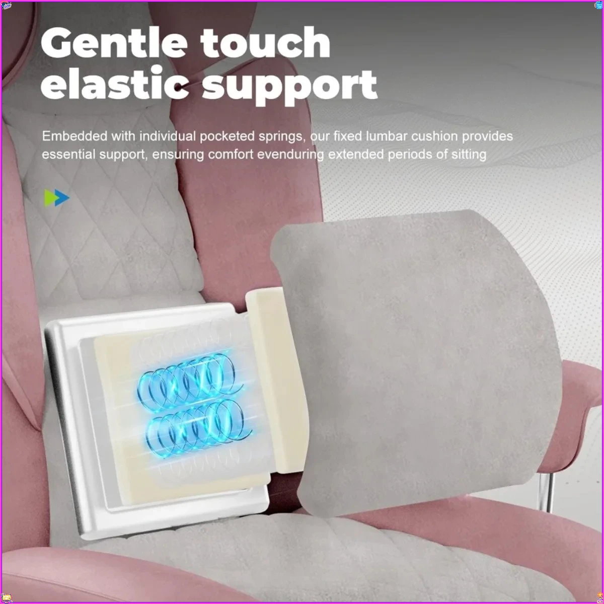 Big and Tall Office Chair, High Back Leather Gaming Chair with Footrest, Executive Ergonomic Office Chair with Pocket Spring