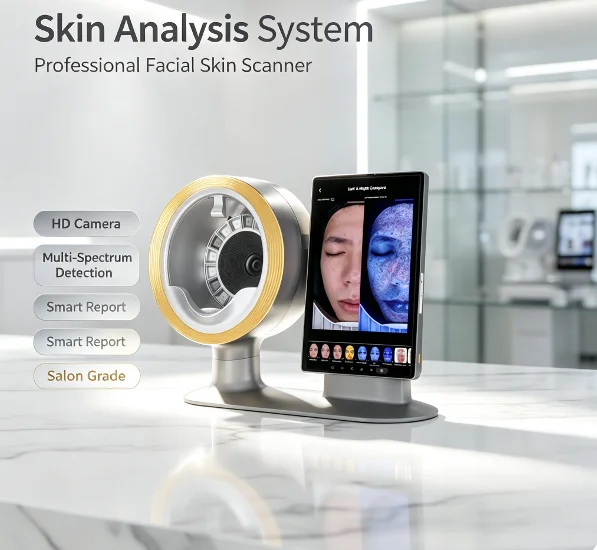 Newest Ai Face Analyzer Device Face Skin Analyzer for Salon Use