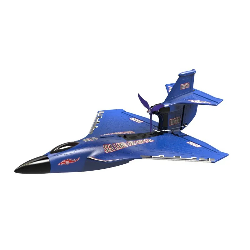 New Raptor H650 Aerobatics Waterproof Aircraft Six Channel Fixed Wing Foam Brushless Motor Control Model Aircraft Toy Gift