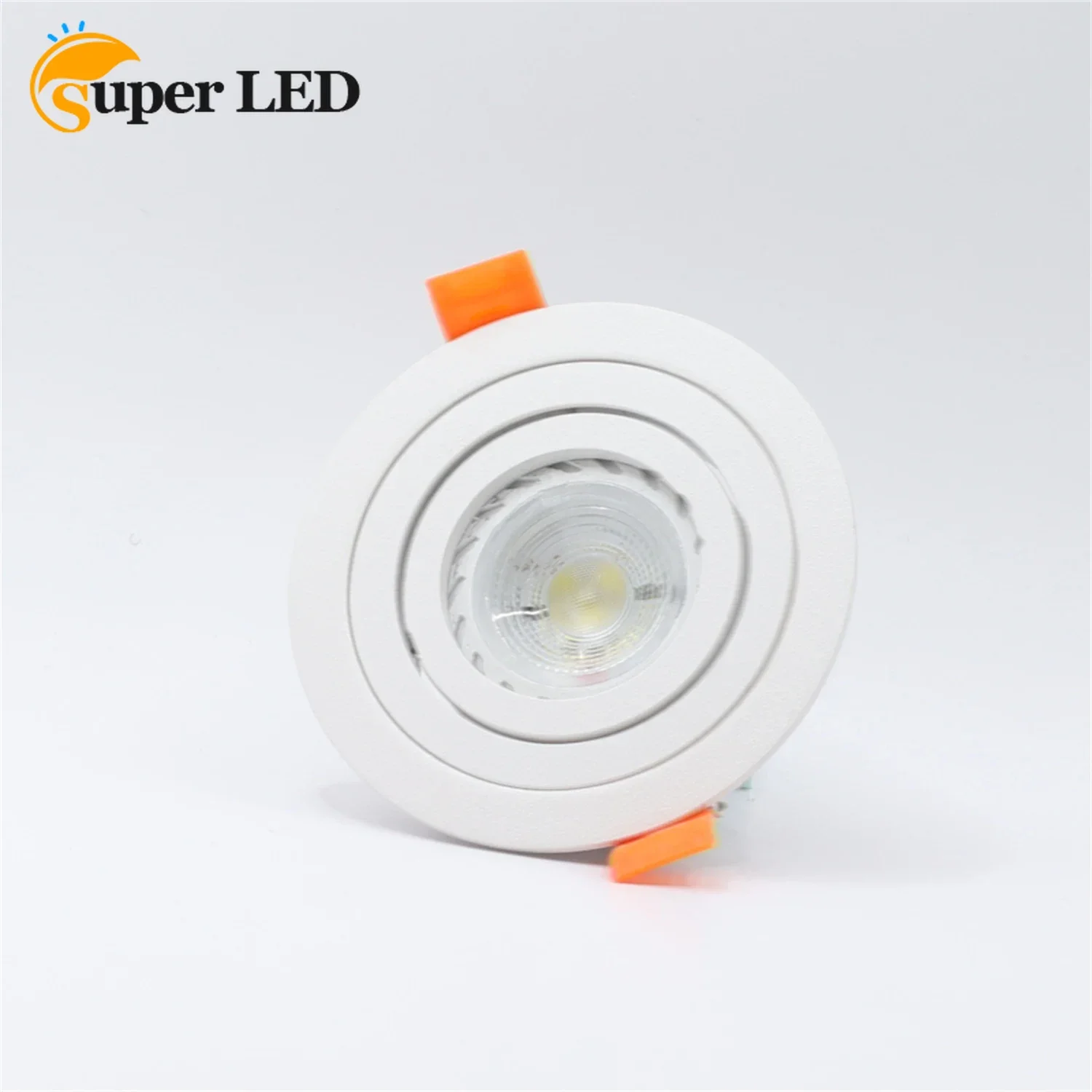 Aluminum Hot Sell Round Down GU10 GU10 MR16 GU5.3 White LED Downlight Recessed Fixture