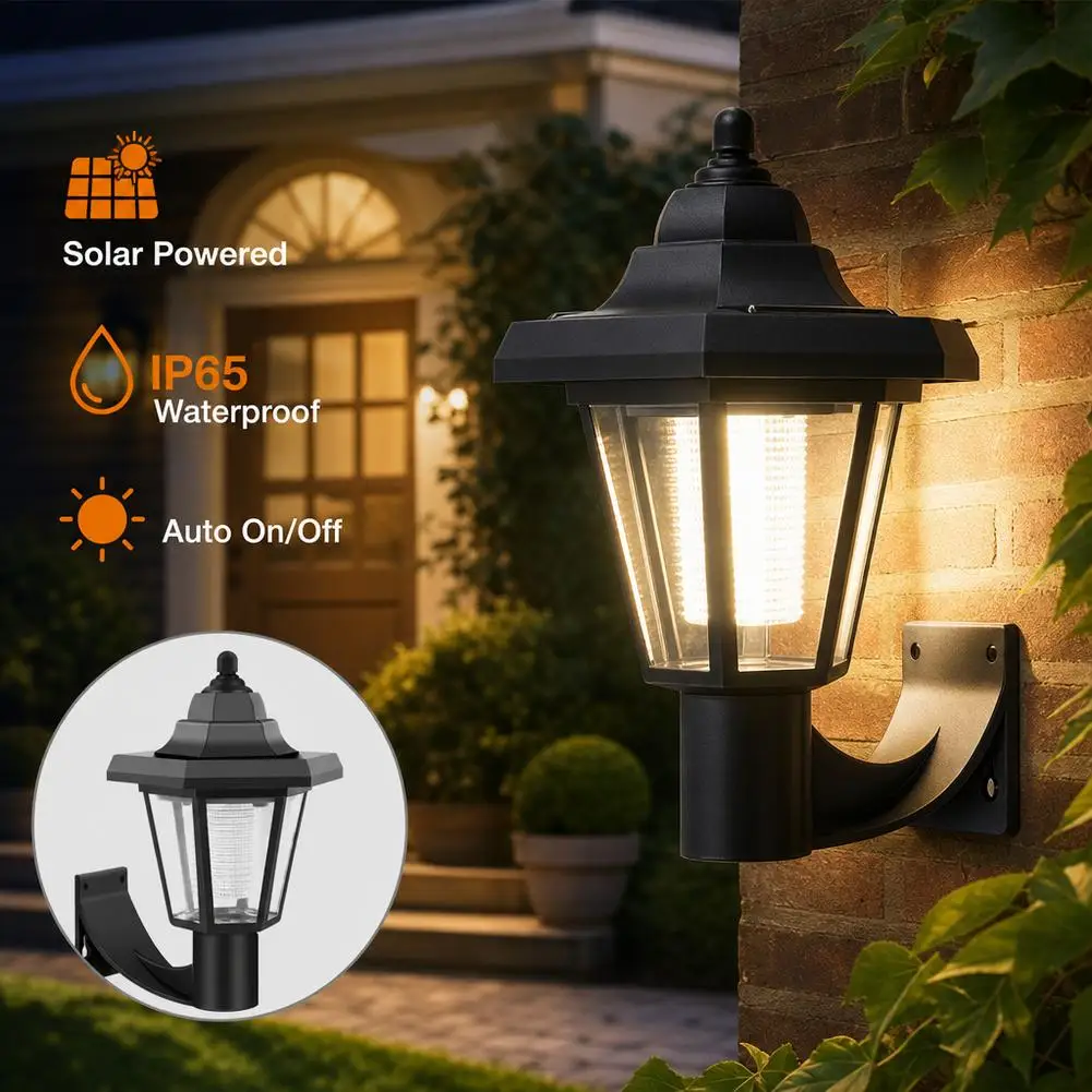 luz-solar-vintage-para-parede-lampada-led-externa-a-prova-d'Agua-acendimento-automatico-180-°-luminaria-de-parede-externa-rotativa-para-varanda-e-quintal