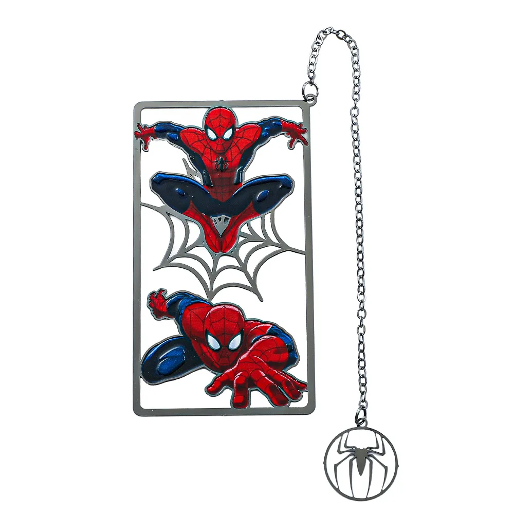 

Spiderman Metal Cutout Bookmark Office School Supplies Creative Bookmarks Fan Gift Cute Stationery Book Accessories Book Marker