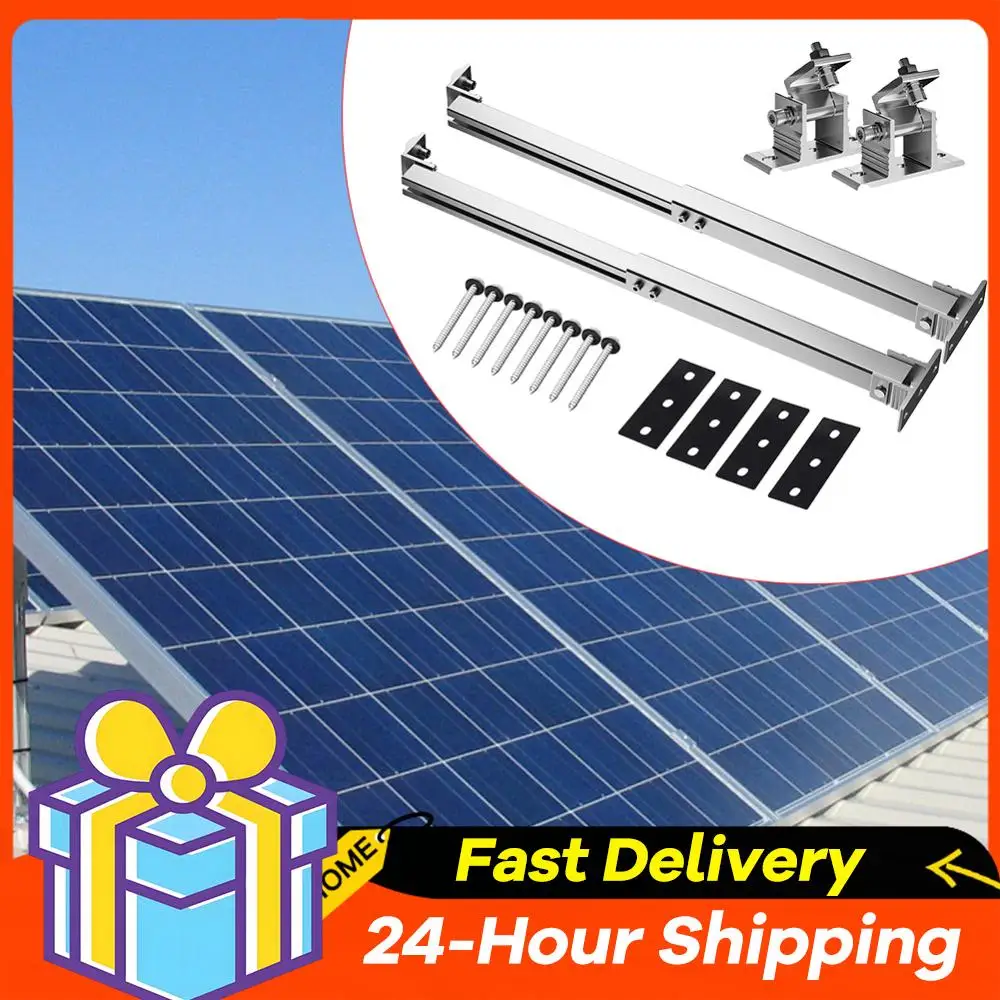 

Регулируемый наклонный кронштейн для солнечной панели 15-30 градусов, комплект поддержки кронштейна для крепления солнечной панели из алюминиевого сплава для лодки на крыше автофургона ﻿