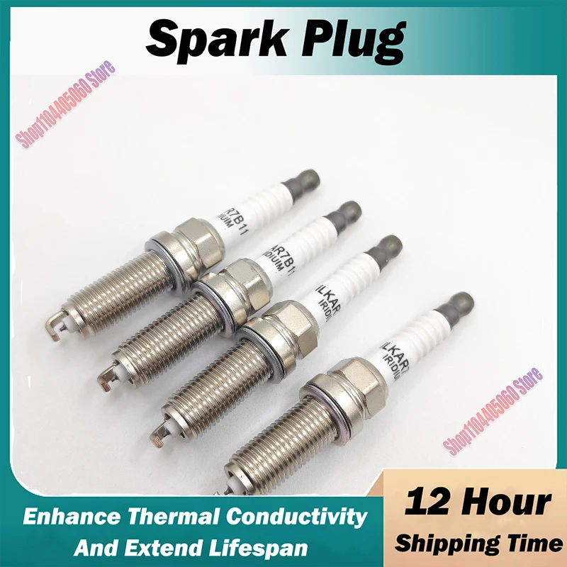 

PLZKAR6A-11 5118 (ILKAR7B11)Iridium Spark Plug Candles For Nissan X-Trail March Tiida Qashqai NV200 Micra PLZKAR6A11-5118