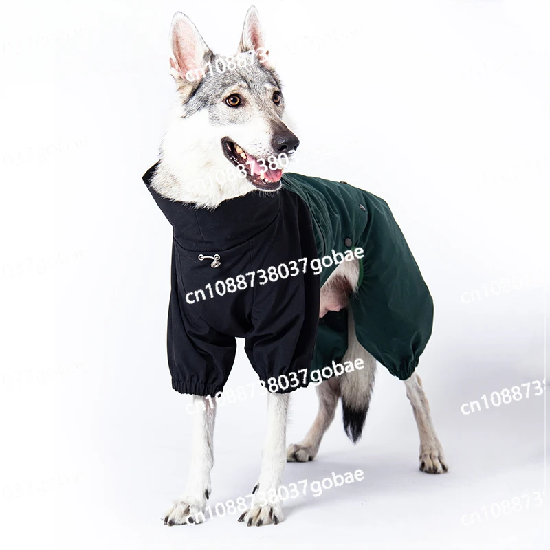

AVOUPIC Pet Dog Outdoor Functional Wind Raincoat Four-legged All-inclusive Waterproof Anti-dirty Scratch-resistant Charge Jacket