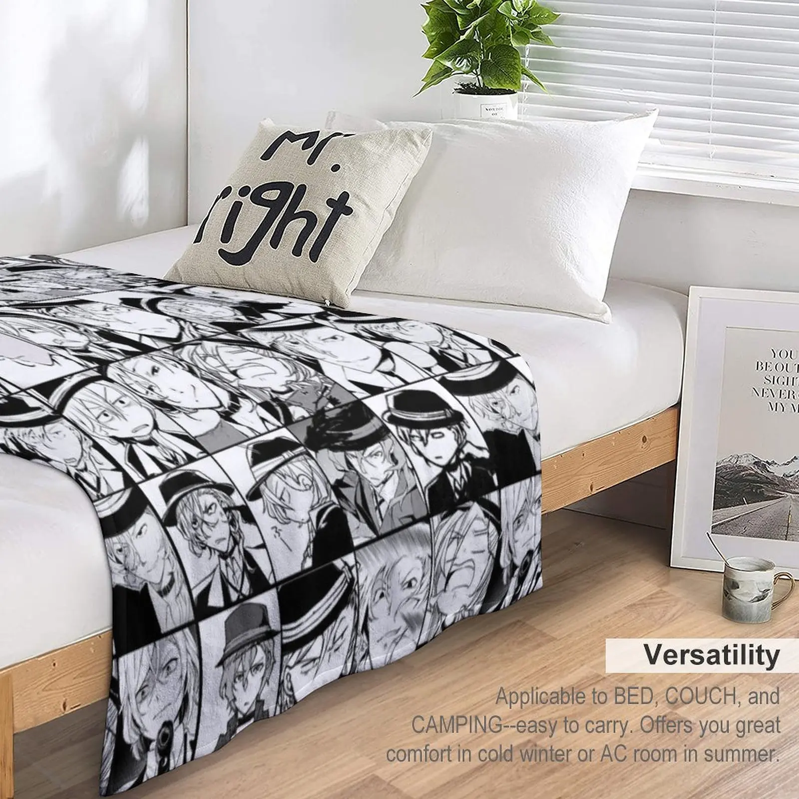 chuuya collage- manga version Throw Blanket Comforter Blanket Luxury Throw Blanket manga