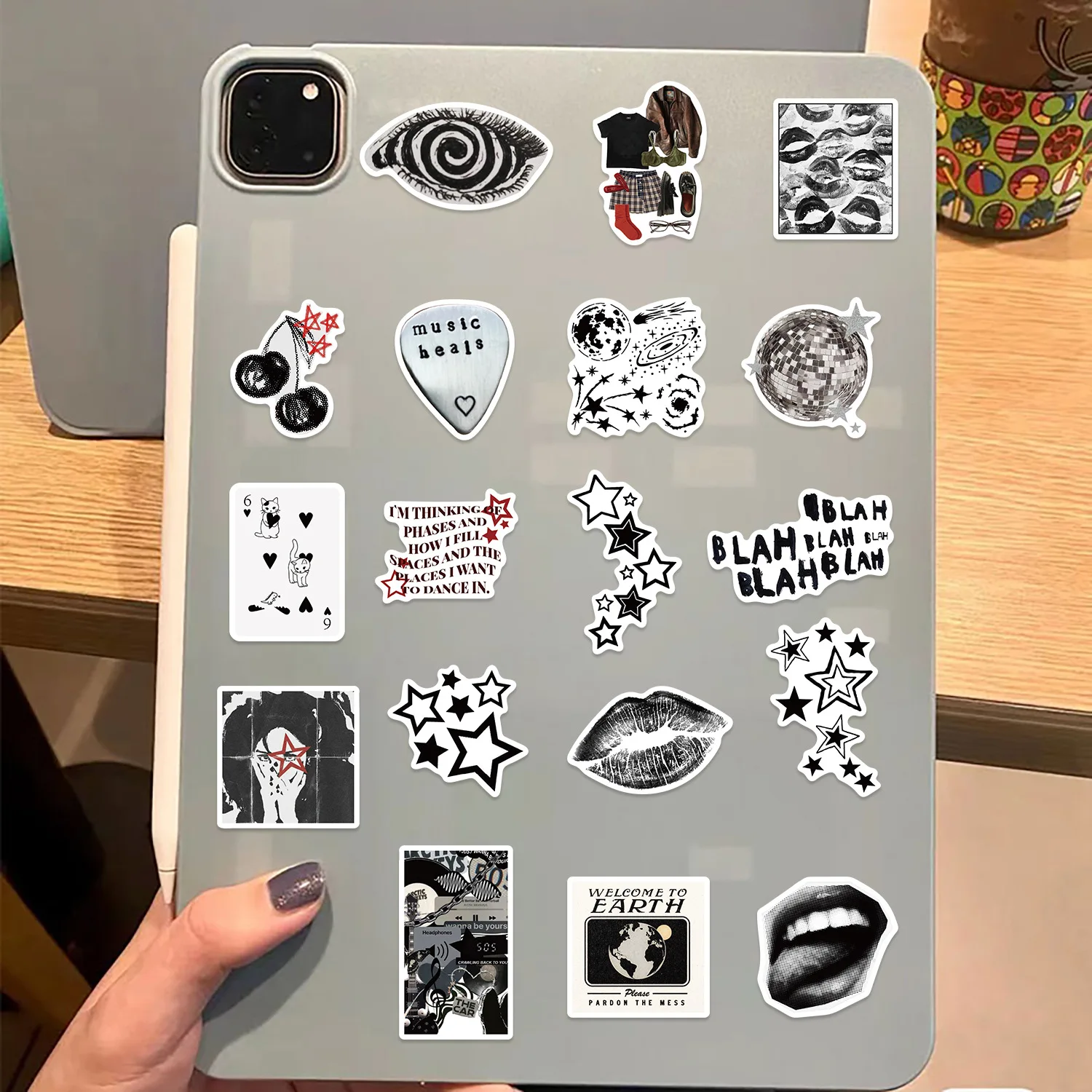 10/30/50/100 Pezzi Adesivi Graffiti Estetici Urbani per Valigie, Skateboard, Laptop, Bagagli, Telefoni, Auto, Decalcomanie Decorative