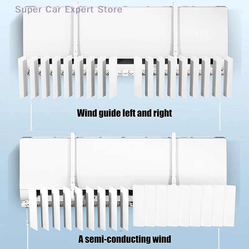 

Air Conditioner Windshield External Conditioner Cover Filter Wind Deflector Air Conditioner Wall Mounted Dust Cover For Home