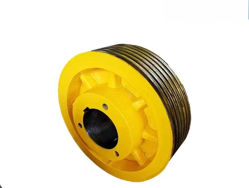 Traction Wheel Gearless Integrated 320 * 6 * 8/7 * 8 Suitable for Elevator Accessories Traction Wheel Main Wheel