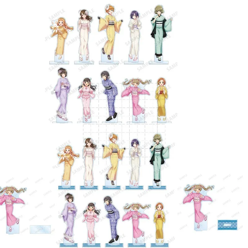 Figuras de Anime en Acrílico de Shiragiku Hotaru, Fukuyama Mai, Yokoyama Chika y Sao Makoto