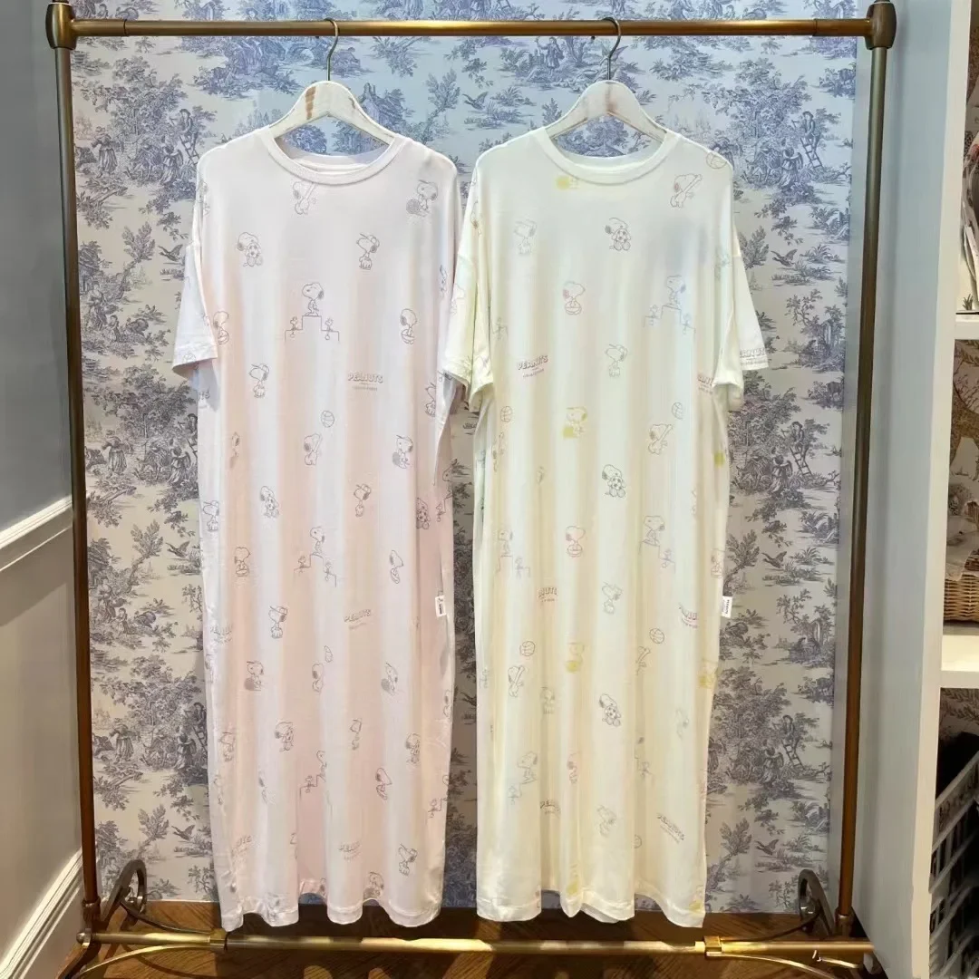Pajamas Set Room Wear Ladies One Piece Summer Shorts Shorts Sleepwear Loungwear T-shirt Trousers, Nightwear Modal (with tags)