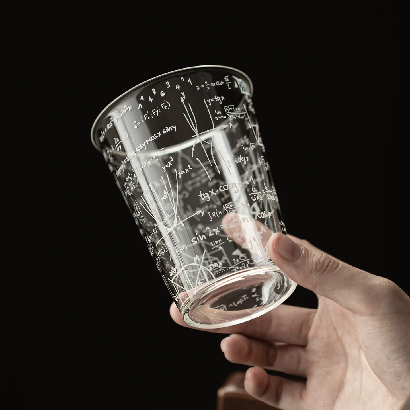 Mathematical Formula Pattern Glass Tumbler Drinking Glasses Whiskey Glass Water Cup Unique Design Teacher Gift