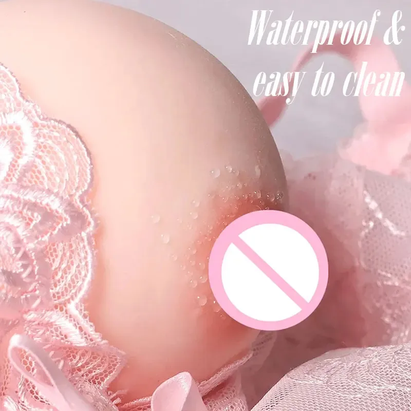 دمية كبيرة نابضة بالحياة للرجال واقعية الجذع الثدي الذكور لعبة الحلمة دمى الجنس الناعمة القابلة للإدراج مع قناة ثلاثية الأبعاد