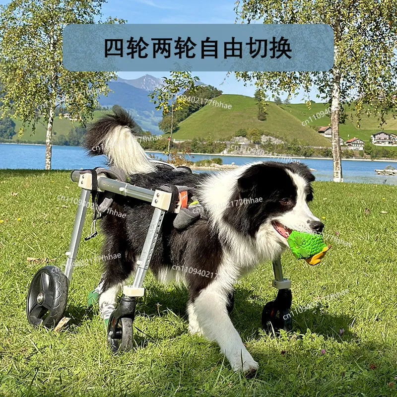 Dog Wheelchair Pet Four Limbs Dog Disability Training Wheelchair Rehabilitation Scooter Senior Four Wheeler