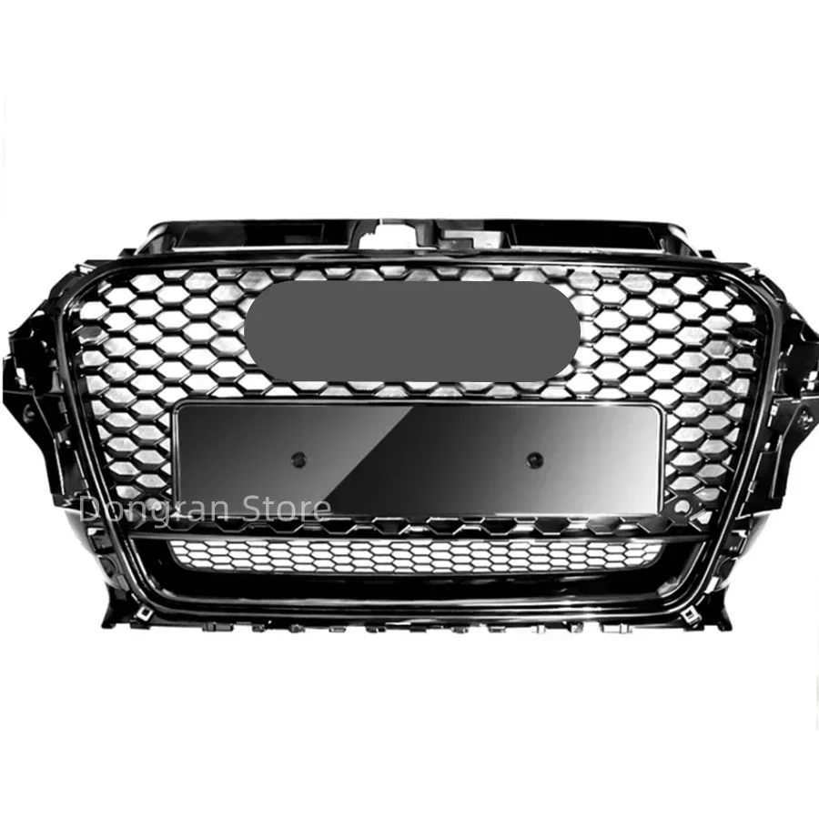 

Car Front Bumper Grille Grill for Audi RS3 for A3/S3 8V 2014 2015 2016（Refit for RS3 Style）Car Accessories tools