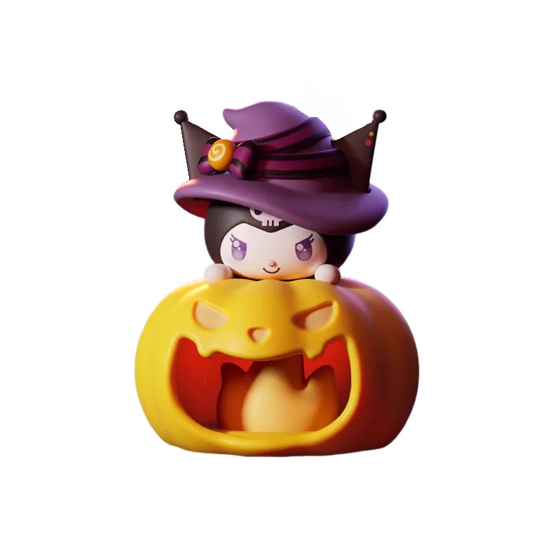 Miniso 正規品 サンリオ ブラインドボックス トリックオアトリートシリーズ ハロウィン パンプキン ナイトライト オーナメント