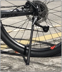 Bicycle Pedal Stand Quick Release Tripod Self-supporting Aluminum Bike Rack Adjustable Height Bicycle Universal Kickstand