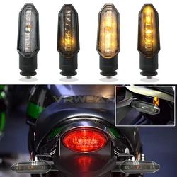 2pcs/4pcs Motorcycle Turn Signals Lights 8 Leds Water Flowing Indicator Arrow Blinker Lamps For Honda RS150 XRE300 CRF300 X-ADV
