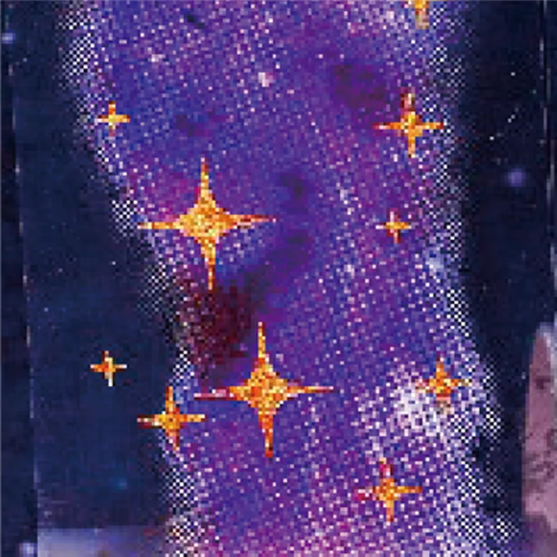 Estrela halo fita adesiva de carimbo quente 50mm x 2m scrapbook papelaria diy diário capa de telefone decoração de notebook