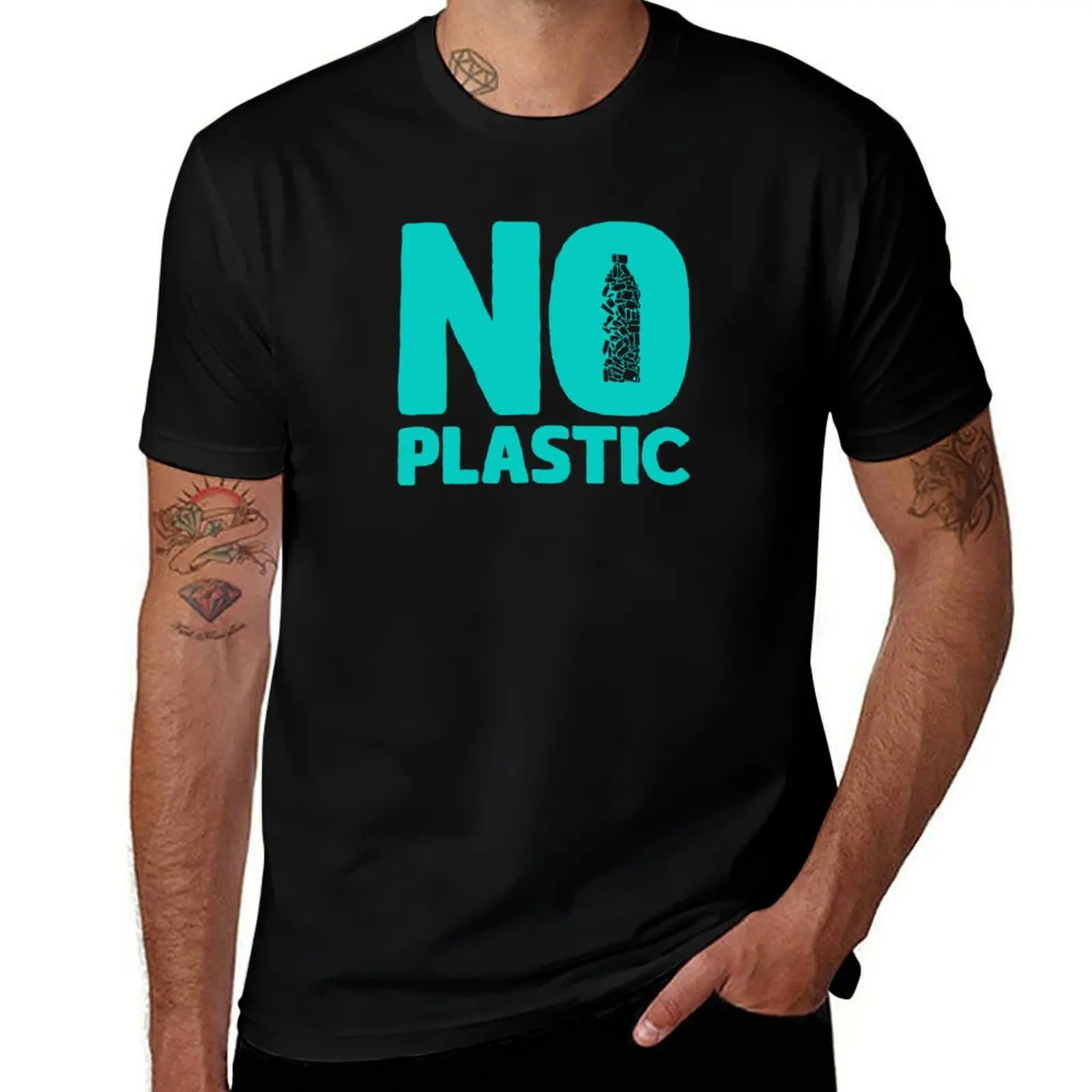 

No plastic T-Shirt man t shirts cotton t shirt personalised t shirt man casual T-shirt
