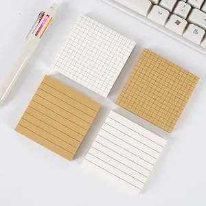 Baca n kali dan tempelkan catatan tempel kertas kraft putih. Siswa dapat merobek catatan tempel 8 tab buku penjualan terbaik - №