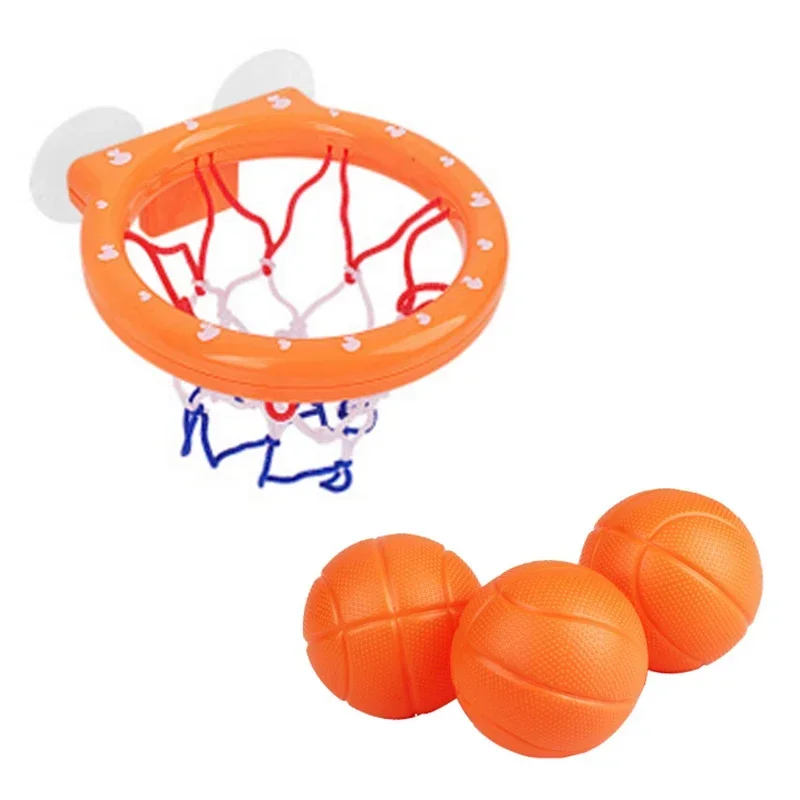 Baby Kids Mini Shooting Basket Bathtub Water Play Set Basketball Backboard with 3 Balls Funny Shower Bath Fun Toys for Toddlers