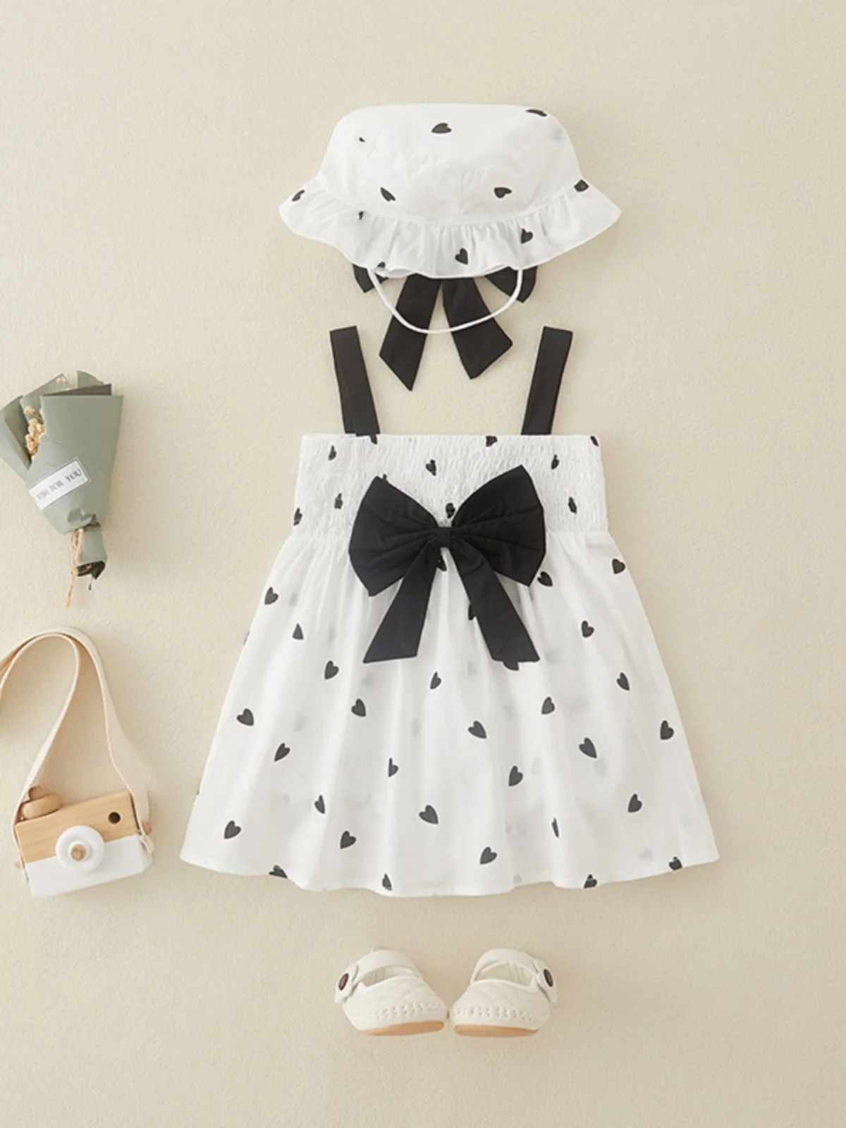 

Милый летний наряд для маленьких девочек, модный комплект из двух предметов с хлопковым материалом Rer и Dr, удобный для новорожденных