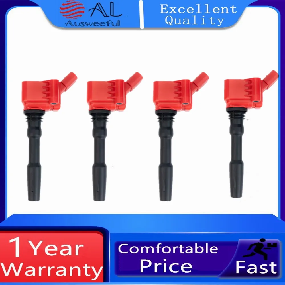 

06J 905 110 G 06H 905 110H EA888 Ignition Coil Kit For Audi A1 A3 S3 Q3 TT VW Golf Passat B8 Seat Skoda 1.8/2.0TFSI 06H905110H