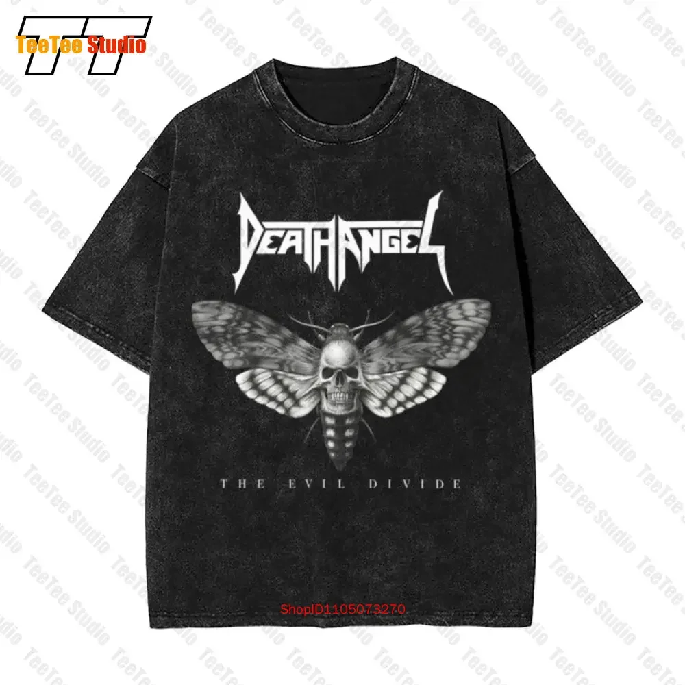 Death Angel The Evil Divide Death Angel Band Vintage Oversized T-Shirt 9USQ